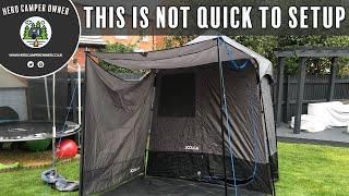 How NOT to setup the Joolca Ensuite Double Awning