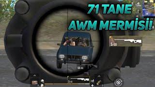 71 TANE AWM MERMİSİ BULDUM  PUBG MOBİLE Lite