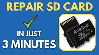 How To Repair Corrupted SD Card ||Memory Card Corrupted Solved
