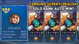 CARA ROTASI & FARMING LANCELOT SEPERTI PENJOKI(FULL GAMEPLAY NO CUT NO EDIT) NEW PATCH MLBB