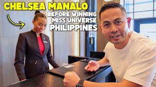 Chelsea Manalo Before Winning Miss Universe Philippines | She was featured in our vlog while working
