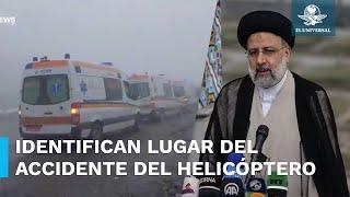 Localizan helicóptero en el que viajaba el presidente de Irán