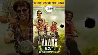 Top 5 Best Movies Of Vidyut Jamwal According To IMDB Ratings #shorts