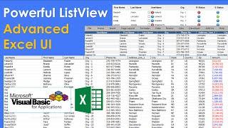 Working with ListView Control in Excel VBA