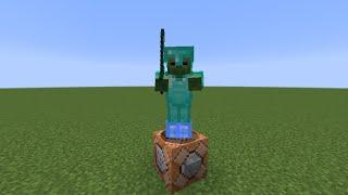 Minecraft 1.16.5: How to summon a custom mob with armor and weapon