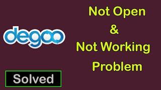 How To Fix Degoo App Not Opening Problem || Degoo App Not Working Problem in Android & Ios