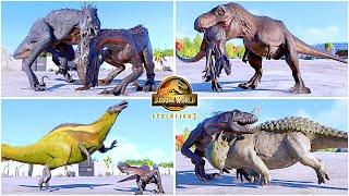 Indoraptor All Death Animations by Dinosaurs in San Marie  Jurassic World Evolution 2