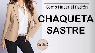 Cómo Trazar una Chaqueta Sastre para Mujer - Explicado Paso a Paso