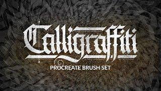 Calligraffiti Procreate Brush Set Demo