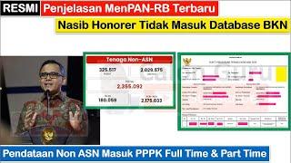 Penjelasan MenPAN-RB tentang Nasib Honorer Tidak Masuk Database BKN Hasil Pendataan Non ASN 2022