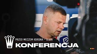 ️ Konferencja prasowa przed meczem Korona Kielce - Legia Warszawa [NA ŻYWO] 