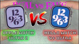 REAL vs FAKE: Apple Watch Ultra 2 VS Hello Watch 4+ Ultra The Fake Has Feature's The Real Hasn't Got