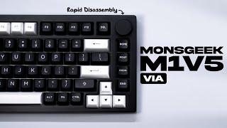 MonsGeek M1 V5 VIA Review - Mods Teardown & Sound Test