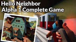Alpha 1 With All Floors | The Neighbor's Comeback | Hello Neighbor Mod Full Playthrough