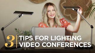 Three Tips for Great Lighting During Video Webcam or Webcast Conference Calls - from Lamps Plus