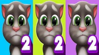 Blue Vs Green Vs Purple My Talking Baby Tom 2 Vs My Talking Tom 2