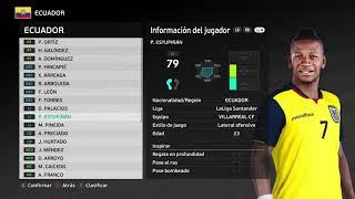 Selección de Ecuador (COPA AMERICA) - PES 2021 | PES Dream Patch