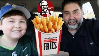 The NEW KFC Secret Recipe Fries Review While Under Stay at Home