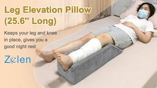 Leg Elevation Pillow Wedge Knee Leg Rest Pillows for Sleeping Post Surgery Knee Support Foam Bed