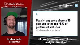 STEFAN JUDIS - Did we get We(b) development in the right direction? - #CITYJS2021