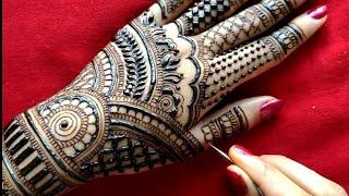 new easy bridal mehndi designs / full hand mehndi designs / mehndi designs / Kumkum`s mehndi