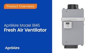 AprilAire Fresh Air Ventilator with Powered Damper & Filter | Model 8145
