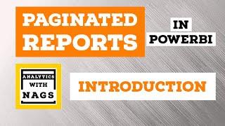 Introduction to Paginated Reports in Power BI Report Server (1/20)