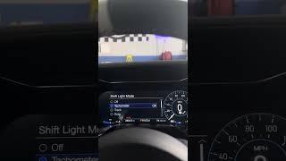 2020+ GT500 Performance Shift Indicator Function