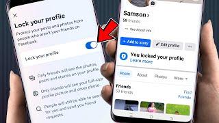 How to Lock Facebook Profile 2024 (NEW METHOD) | Facebook Profile Lock Option Not showing 2024