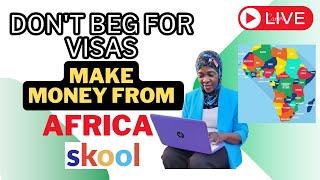 How to make money using a Skool community | Work from anywhere 2025