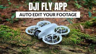 How To Auto Edit Your DJI Drone Footage in the DJI Fly App