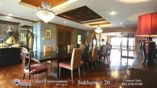 611 Sq.M Luxury Condominium in Soi Sukhumvit 20, Winsor Tower Condominium. (Treasure 45 seconds)