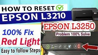 printers ink pad is at the end of its service life || How To Reset Epson L3210 L3250 L3200 Printer