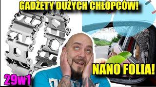 Magiczna NANO folia NA lusterko! Klucz 29w1 ! GADŻETY i ZABAWKI DUŻYCH chłopców!