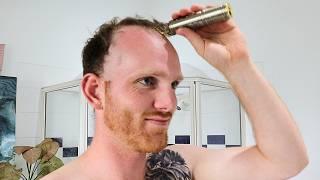 BALDING MAN'S BALD HEAD SHAVE TRANSFORMATION WOW's HIS GIRLFRIEND 