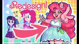 My MLP Equestria Girls Redesigns! (PART TWO)