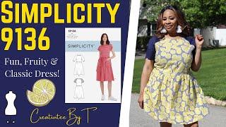 Simplicity 9136 - Classic Dress with Raglan Sleeves!  S9136