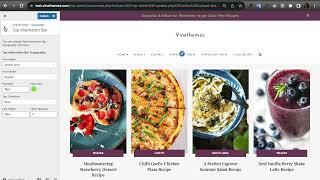 Setup Configure Customize Yumtastic Food Wordpress Theme