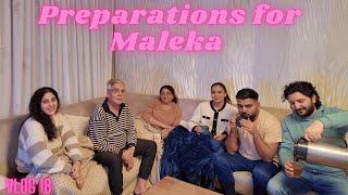 Watching Hilla&Masi wedding & Preparations for maleka | تماشايفلم عروسي هيله ومسي واماداگي براي ملكه