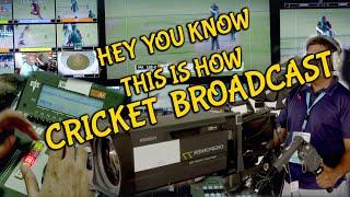 How Live Cricket Broadcasting happen / Cricket Match/ Behind the scene