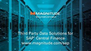 Magnitude SourceConnect for SAP Central Finance Overview