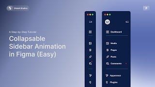 Collapsable Sidebar Animation in Figma (Easy)