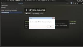 Unable To Find ini File Please reinstall Skyrim (how do i fix this???)