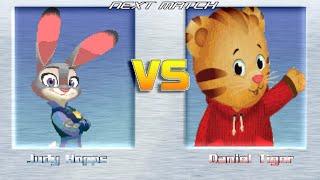 M.U.G.E.N BATTLES | Judy Hopps vs Daniel Tiger | Zootopia vs Daniel Tiger's Neighborhood