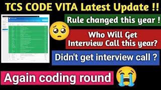 TCS Codevita update |Again coding round|No direct interview call  #tcscodevita #tcs