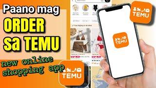 PAANO UMORDER SA TEMU | NEW ONLINE SHOPPING APP | Riencyll Cabile