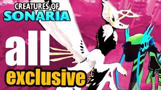 NO talking Creatures of sonaria ! Dev and rare creatures!