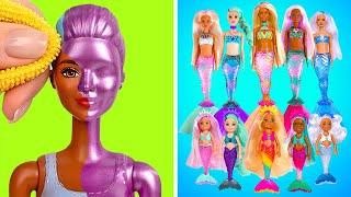 Barbie Color Reveal Unboxing || Cool Water Transformations of Barbie Dolls