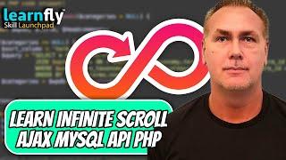 Infinite Scroll Project AJAX MySQL API PHP jQuery-Laurence Svekis|Learnfly