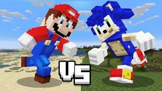 I remade Mario vs Sonic in Minecraft